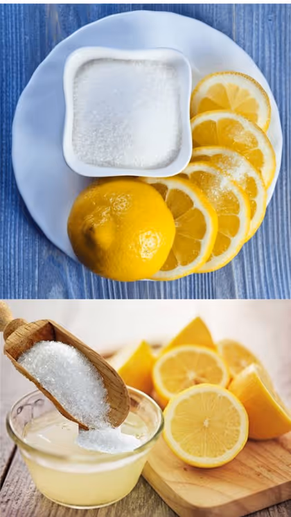 Apply Lemon and Sugar Mixture