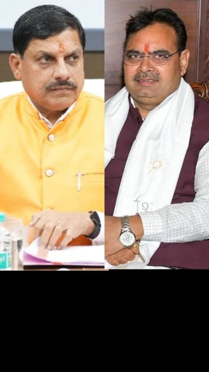 CM Mohan Yadav and Bhajanlal Sharma