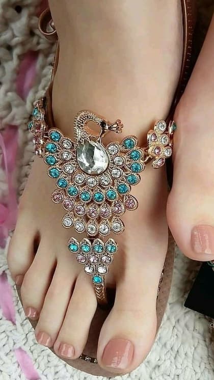 నెమలి డిజైన్ చప్పల్