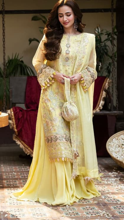 sana javed dress design Merakish x Sana Javed Formal Volume 5 2023