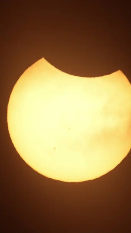 2. The Sun is Being Eaten!