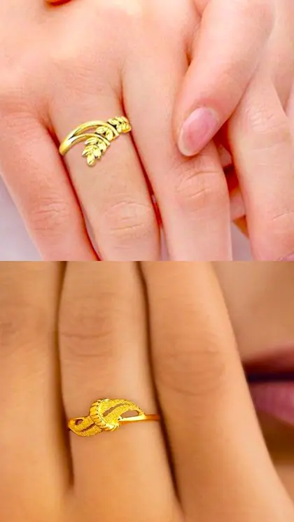 Gold Price 24k Gold Ring 10 Gram Gold Vedhani Gold Rings: 2-3