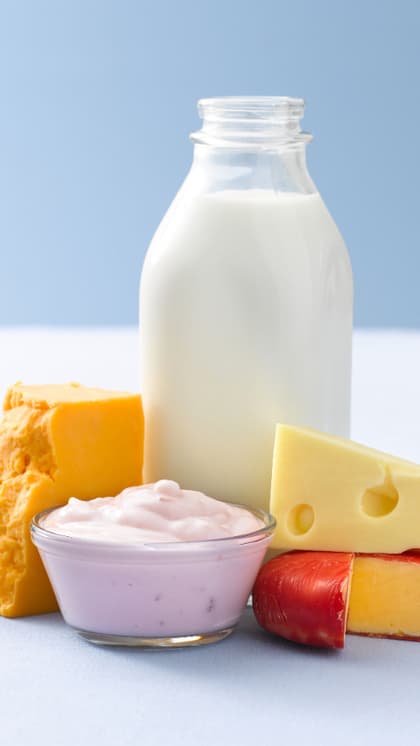 High-fat dairy products