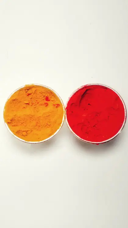 పసుపు, కుంకుమ