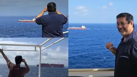 ‘One In A Billion Chance’: Father And Son Sailors Unexpectedly Meet In Middle Of Ocean, Video Goes Viral (WATCH)