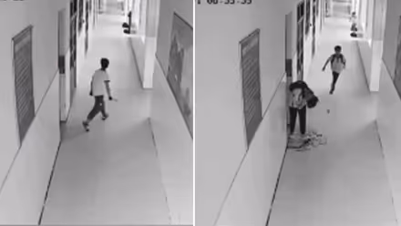Viral Video: Vietnam School Horror! Class 9 Student Attacks 5 Girls With Knife, CCTV Captures Act