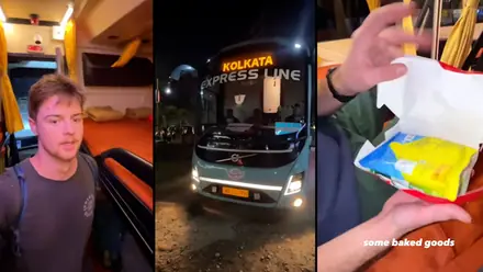 'Bed, Blanket, Water': Canadian Traveller Stunned by Indian Sleeper Bus Comfort (WATCH)