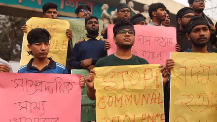 ‘Inhumane’ Yunus Under Fire as Minority Groups Protest Bangladesh Violence