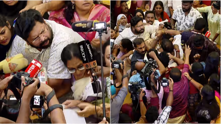 തിരുവനന്തപുരം കോർപ്പറേഷനിലെ കയ്യാങ്കളി; ബിജെപി കൗൺസിലർമാർക്കെതിരെ പരാതി നൽകി കോൺഗ്രസ് വനിതാ കൗൺസിലർമാർ