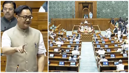 മണ്ഡല പുനർനിർണയ ബില്ലിൽ വീണ്ടും കൈവെക്കാൻ കേന്ദ്രം, രാഹുൽ ഗാന്ധിയുമായി കിരൺ റിജിജു കൂടിക്കാഴ്ച നടത്തി, ഫലമില്ല; പ്രതിഷേധിക്കുമെന്ന് പ്രതിപക്ഷം