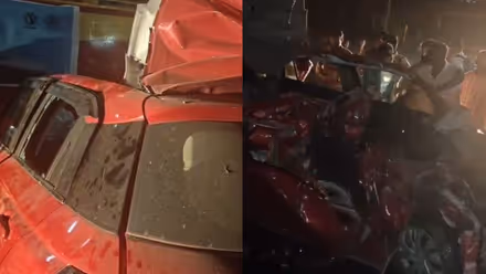 കെഎസ്ആർടിസി ബസും കാറും തമ്മില്‍ കൂട്ടിയിടിച്ച് അപകടം; രണ്ട് പേര്‍ക്ക് ദാരുണാന്ത്യം, ഒരാൾക്ക് ഗുരുതര പരിക്ക്