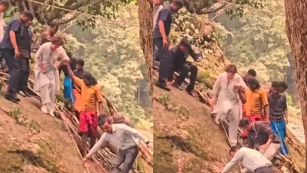 ചോലനായ്ക്കരുടെ പ്രശ്നങ്ങളറിയാൻ കരുളായി വനത്തിൽ കാടും കൂറ്റൻ പാറയും കയറി പ്രിയങ്ക ഗാന്ധി