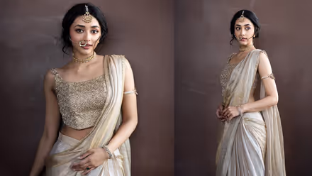 Preity Mukhundhan के 7 ग्लैम साड़ी लुक्स, न्यूली वेड वुमन के लिए परफेक्ट