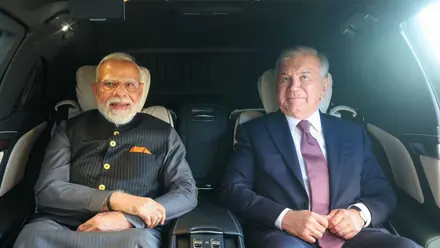 PM Modi arrives in Tashkent for 4th Uzbekistan visit, warmly welcomed
