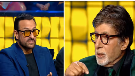 KBC : 'सैफ अली खान तर आमचा नातेवाईक लागतो', अमिताभ बच्चन यांनी उलगडलं नात्याचं गणित