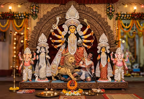 Maha Saptami Tips: সংসারে শান্তি আর বাধা কাটাতে চান! তাহলে সপ্তমীর দিন অবশ্যই কাজগুলি করুন