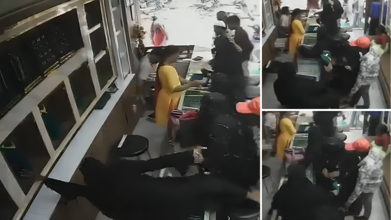 Burqa-Clad Gang Steals Gold Necklace From Telangana Jewellery Shop, Video Goes Viral