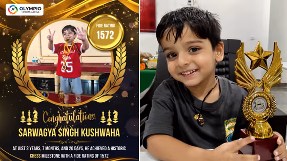 Who Is Sarwagya Singh Kushwaha? The 3-Year-Old Aiming to Be India’s Next Grandmaster