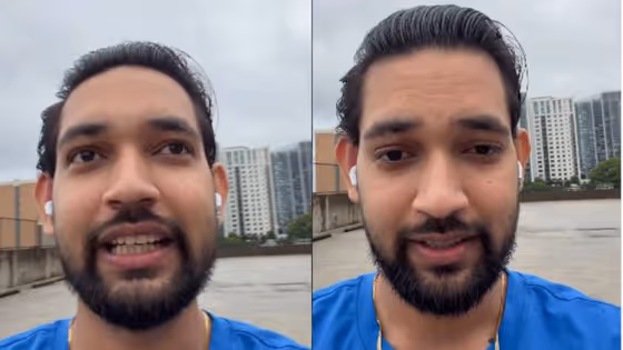 വിദേശത്ത് ജീവിതം 'സെറ്റ്' ആണെന്നാണ് ആളുകളുടെ വിചാരം, എന്നാൽ സത്യമിതാണ്; അമേരിക്കയിൽ നിന്ന് ഇന്ത്യൻ യുവാവിന്റെ വീഡിയോ