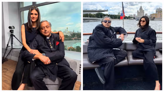 'ഇന്ത്യ റഷ്യ സ്പെഷ്യൽ'; തരൂരിന്റെയും മാധ്യമ പ്രവർത്തകയുടെയും ചിത്രങ്ങൾ വൈറൽ