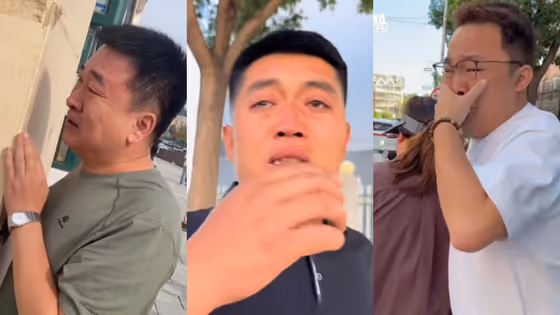 WATCH: Chinese Fathers Break Down in Tears During Viral Kindergarten Drop-Offs Across the Country