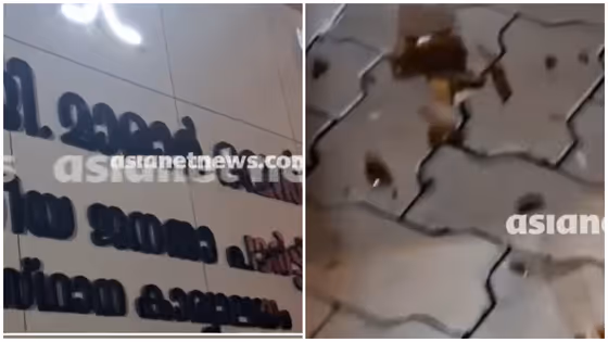 മാരാർജി ഭവന് വേരെ നേരെ ബിയർ കുപ്പി എറിഞ്ഞു; കോൺഗ്രസ് ക്രിമിനലുകളെ നിലയ്ക്കു നിർത്തിയില്ലെങ്കിൽ തിരിച്ചടിക്കുമെന്ന് ബിജെപി