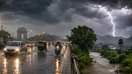 15 अगस्त 2026 मौसम अपडेट: दिल्ली-NCR में बारिश, यूपी में भारी बारिश; महाराष्ट्र में भी अलर्ट