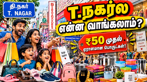 Shopping Secret: சென்னை போறீங்களா?! T.நகர்ல என்ன வாங்கலாம் தெரியுமா?