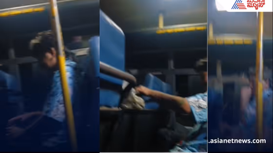 ಬಾರ್ ಆಗಿ ಮಾರ್ಪಟ್ಟ KSRTC ಬಸ್: ಪ್ರಯಾಣದ ಮಧ್ಯೆಯೇ ಮದ್ಯ ಸೇವನೆ!