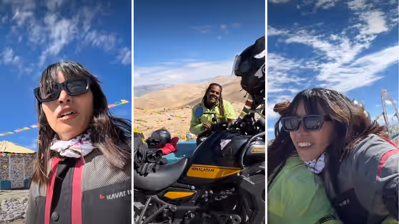 Sikkim Biker Meets Kerala Rider At Umling La, Their Emotional Moment Goes Viral (WATCH)