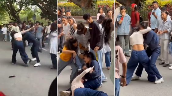 Reel Dispute Gone Wrong: Public Fight Between Two Women at Karnataka's Cubbon Park Sparks Outrage (WATCH)