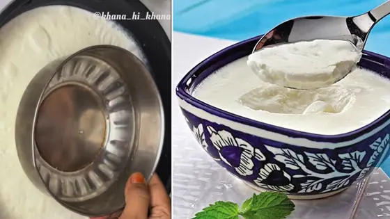 पानी से बनेगा दही आइसक्रीम जैसा गाढ़ा, जमाने के लिए ट्राई करें यह हैक