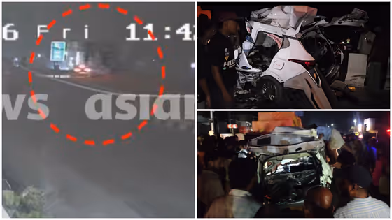ദേശീയപാതയിൽ പതിയിരുന്ന ദുരന്തം, അർധരാത്രിയിൽ പൊലിഞ്ഞത് എട്ട് വിദ്യാർത്ഥികളുടെ ജീവൻ; അപകടം കാർ ലോറിയിലേക്ക് ഇടിച്ചുകയറി