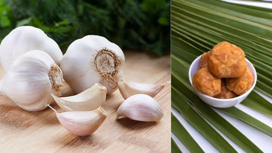 Garlic with Jaggery : பூண்டு + வெல்லம்.. வெறும் வயிற்றில் சாப்பிட்டால் 'உடலில்' இந்த அதிசயங்கள் நடக்கும்!
