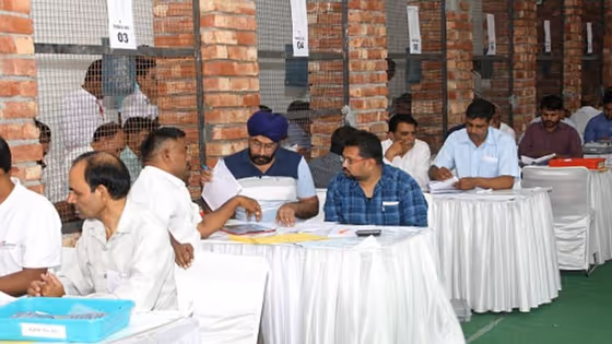 Bihar Election 2025 Result : बिहारमध्ये 'एनडीए'ची सत्तेच्या दिशेने वाटचाल, 'एनडीए'ची 53 जागांवर तर महागठबंधनची 29 जागांवर आघाडी!