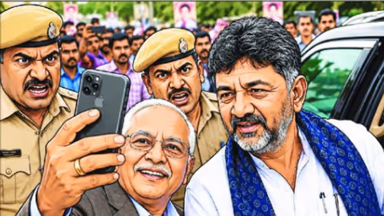 ಸಾರ್... ನಾನ್ ನಿಮ್ ಅಭಿಮಾನಿ! - ಕುಡಿದ ಮತ್ತಲ್ಲಿ ಡಿಕೆಶಿ ಭೇಟಿಗೆ ಬಂದಿದ್ದ ವ್ಯಕ್ತಿಯಿಂದ ಪೊಲೀಸರಿಗೆ ಪೀಕಲಾಟ