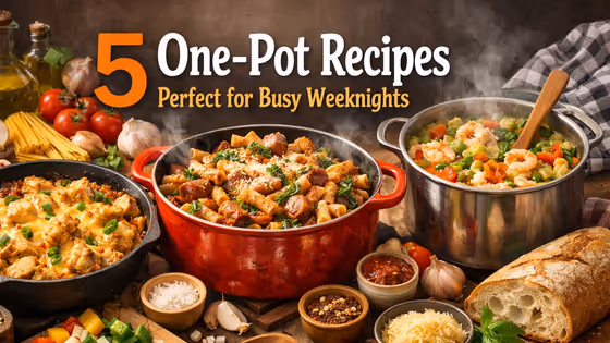 Quick and Tasty: 5 One-Pot Recipes Perfect for Stress-Free Weeknight Dinners