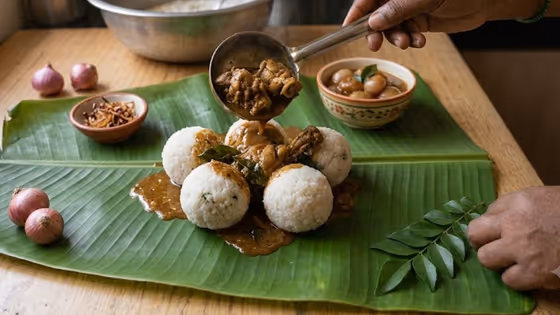 White Sorghum balls : வெள்ளை சோள உருண்டை சாதம்.. நாட்டு கோழி குழம்புடன் சாப்பிட்டால் அசத்தல் சுவை!