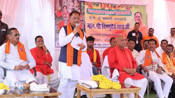 मुख्यमंत्री विष्णु देव साय ने गुरुधाम में मनाया दीप महोत्सव, जनता को करोड़ों की सौगात
