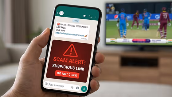 IND vs WI Live: फ्री मैच लिंक पर क्लिक से पहले सावधान! 1 गलती से खाली हो जाएगा बैंक खाता, जानें सेफ तरीका