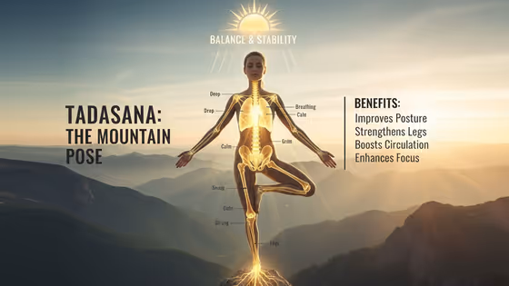 Tadasana Yoga: ದಿನವಿಡೀ ಆಕ್ಟಿವ್ ಆಗಿರಲು ತಾಡಾಸನ ಯೋಗದ 5 ಅದ್ಭುತ ಪ್ರಯೋಜನಗಳು ತಪ್ಪದೇ ತಿಳ್ಕೊಳ್ಳಿ!