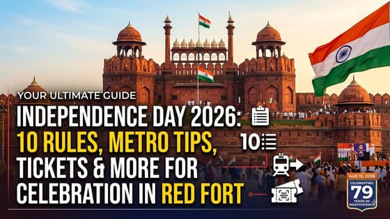 Independence Day 2026: 10 Rules, Metro Tips, Tickets & More for Celebration in Red Fort