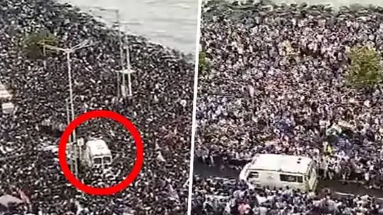 मुंबईच्या मरीन ड्राईव्ह परिसरात क्रिकेट चाहत्यांची मोठी गर्दी, पण रुग्णवाहिका येताच काही सेंकदात रस्ता मोकळा; पाहा VIDEO