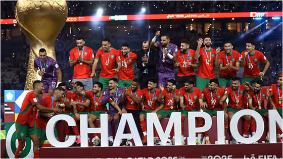 ഫിഫ അറബ് കപ്പ് കിരീടത്തിൽ മുത്തമിട്ട് മൊറോക്കോ