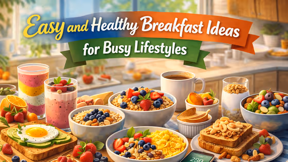 Start Your Morning Right: Easy and Healthy Breakfast Ideas for Busy Lifestyles