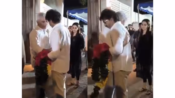 CM Vijay, Trisha pay respects to Ajith Kumar's mother at his home