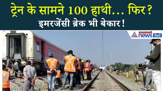 रेलवे ट्रैक पर आ गए 100 हाथी… राजधानी एक्सप्रेस के सामने जो हुआ, रोंगटे खड़े कर देगा!