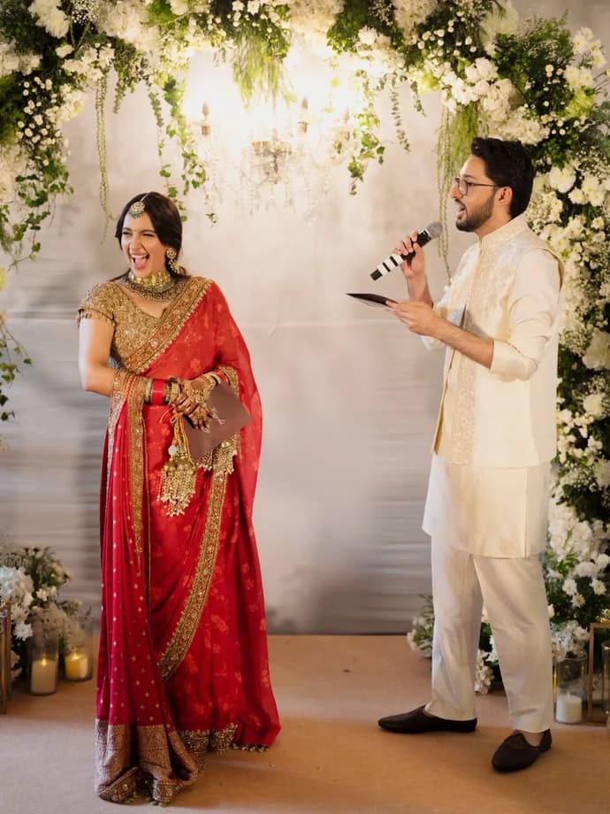 आलिया भट्ट की बेस्टी आकांक्षा रंजन ने लिए सात फेरे, देखें शादी की 10 Inside Photos