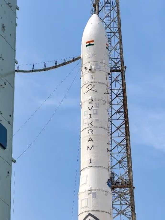 Vikram-1: डॉ. विक्रम साराभाई के नाम पर बना वो 7 मंजिला रॉकेट, आज भरेगा ऐतिहासिक उड़ान, देखें 10 PHOTO