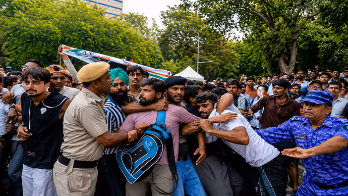 अभिजीत दिपके से लेकर सोनम वागंचुक की पत्नी तक, 5 तस्वीरों में सबसे पहले देखिए जंतर-मंतर के ताजा हाल